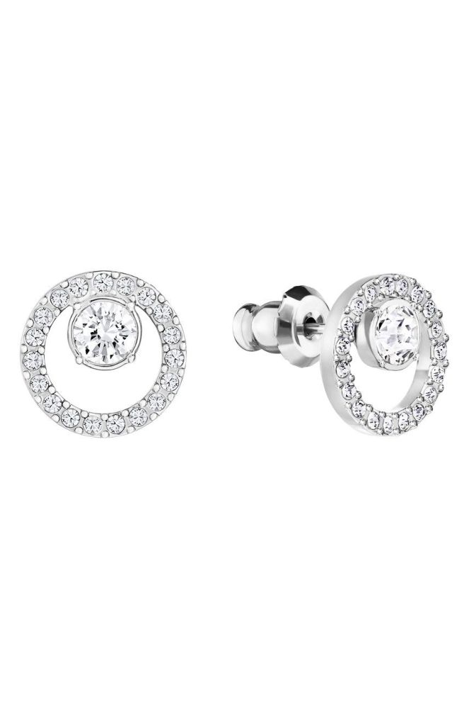 Swarovski - Сережки Creativity Circle колір срібний (1247183)