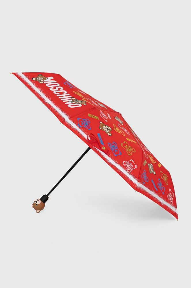 Парасоля Moschino колір червоний (1479721)