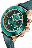Годинник Swarovski 5452498 Octea Lux Chrono жіночий колір бірюзовий