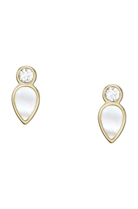 Сережки Fossil колір золотий (2791828)