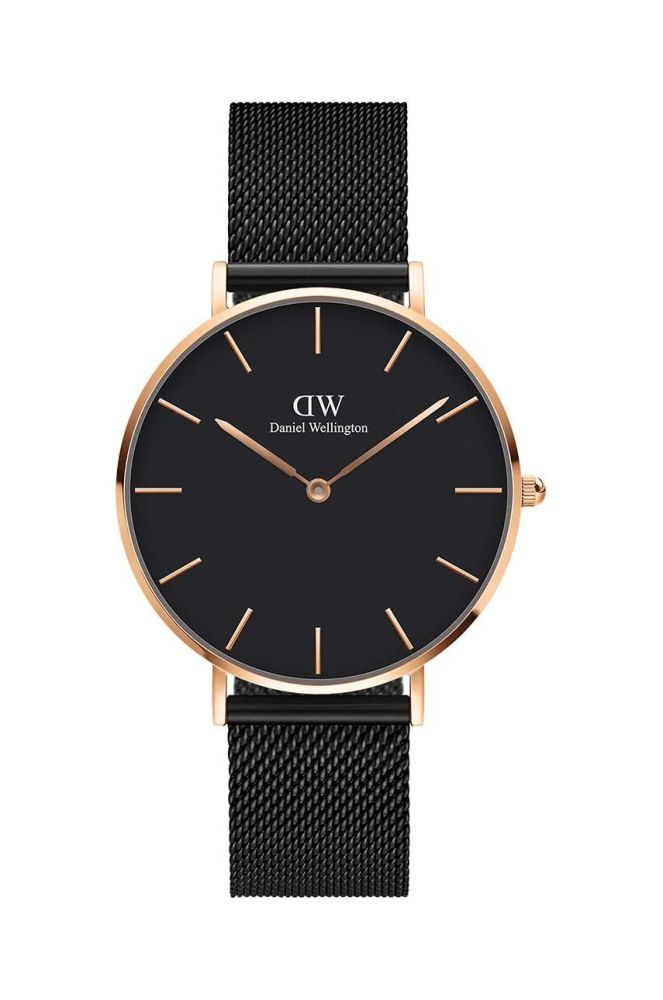 Годинник Daniel Wellington Petite 36 Ashfield жіночий колір рожевий