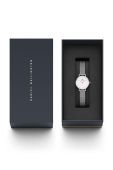 Годинник Daniel Wellington Petite 24 Pressed Sterling жіночий колір срібний