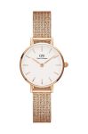 Годинник Daniel Wellington Petite 24 Pressed жіночий колір рожевий