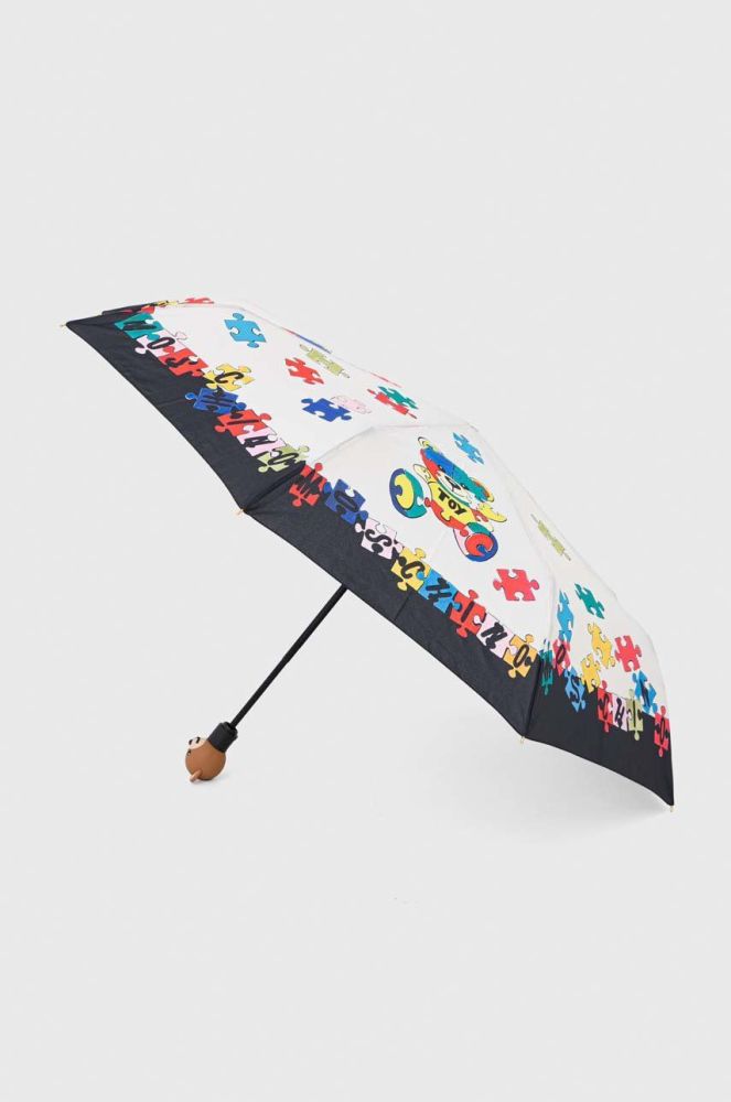 Парасоля Moschino колір бежевий (2876693)