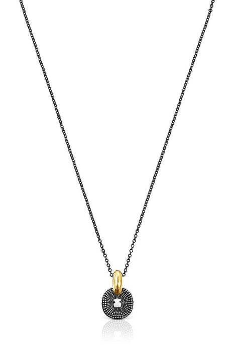 Срібне кольє Tous колір чорний (2935740)