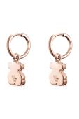 Срібні сережки з позолотою Tous Sweet Dolls колір рожевий (2937900)