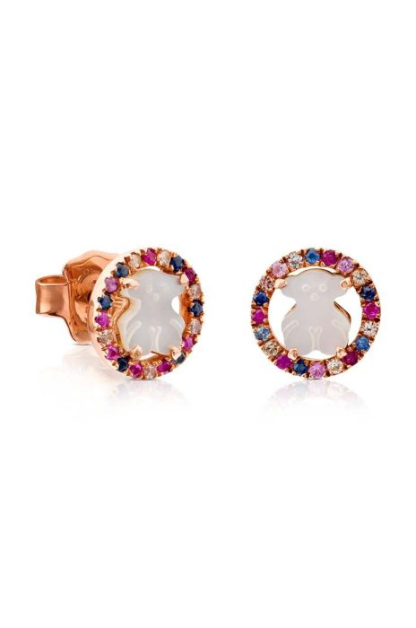 Срібні сережки з позолотою Tous колір золотий (3068053)