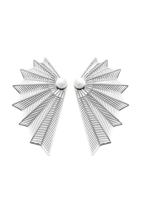 Сережки Lilou Fun колір срібний (3345140)