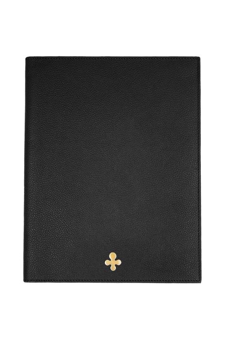 Блокнот у обкладинці Lilou колір чорний