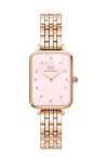 Годинник Daniel Wellington Quadro Lumine 20x26 Link жіночий колір золотий