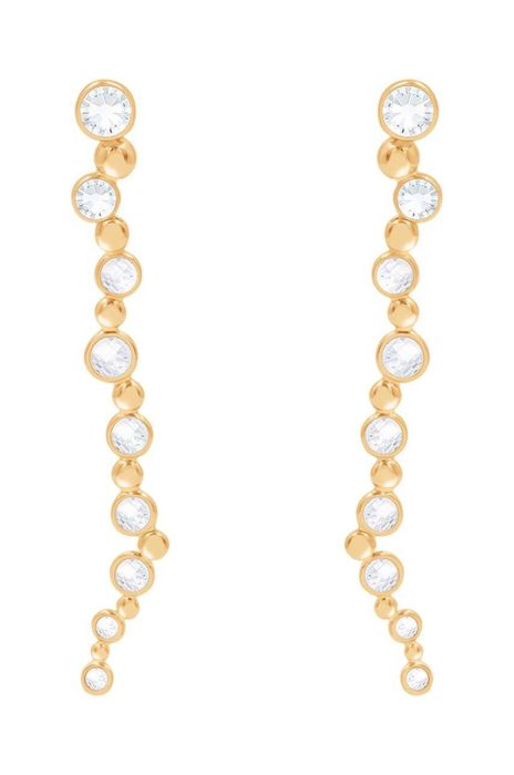 Позолочені сережки Lilou Sparkling колір золотий (3636854)