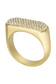 Перстень Fossil колір золотий (3680801)