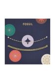 Браслети Fossil 2-pack колір золотий