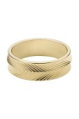Перстень Fossil колір золотий (3690815)