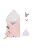 Конверт і шапочка для немовлят Effiki колір рожевий (2938630)