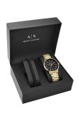 Armani Exchange - Годинник і браслет AX7119 колір золотий