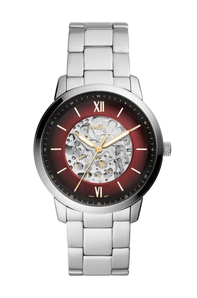 Годинник Fossil ME3209 чоловічий колір срібний