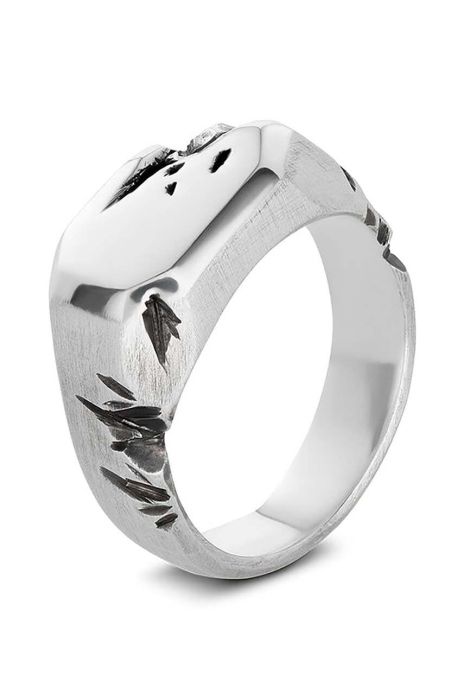 Перстень No More чоловічий колір срібний (3162182)
