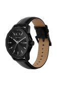 Годинник і браслет Armani Exchange чоловічий колір чорний (3309579)