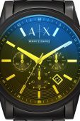 Годинник Armani Exchange чоловічий колір чорний (3388048)