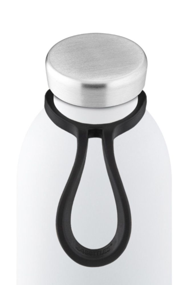 24bottles - Гачок для пляшки Bottle.Tie.Black-Black колір чорний