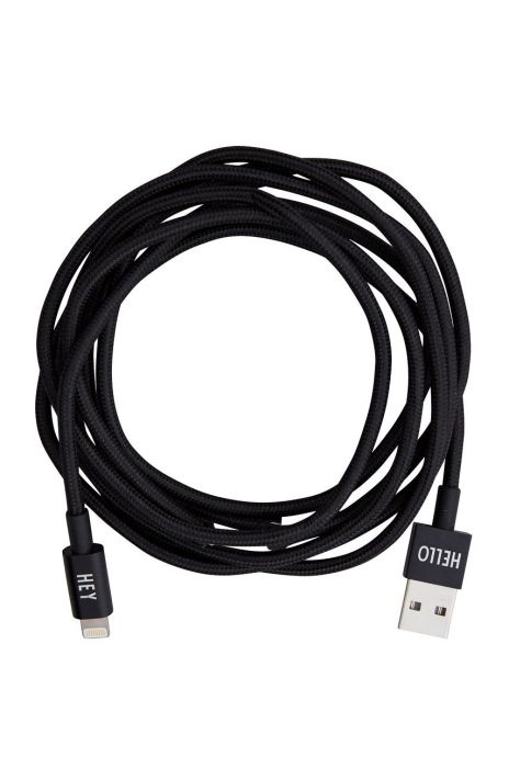 Design Letters - Кабель для Iphone колір чорний (1961543)