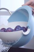 Allocacoc - Багатофункціональна посудина BalanceColander колір блакитний