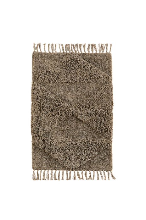 Madam Stoltz Килимок для ванної кімнати колір зелений (2088015)