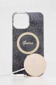 Чохол і зарядний пристрій для телефону Guess iPhone 13 Pro Max колір чорний