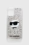 Чохол на телефон Karl Lagerfeld iPhone 12/12 Pro 6,1" колір срібний