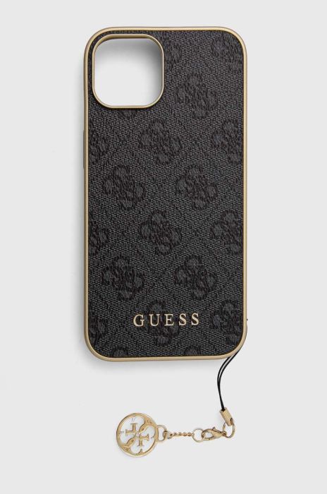Чохол на телефон Guess iPhone 14 6.1 колір сірий