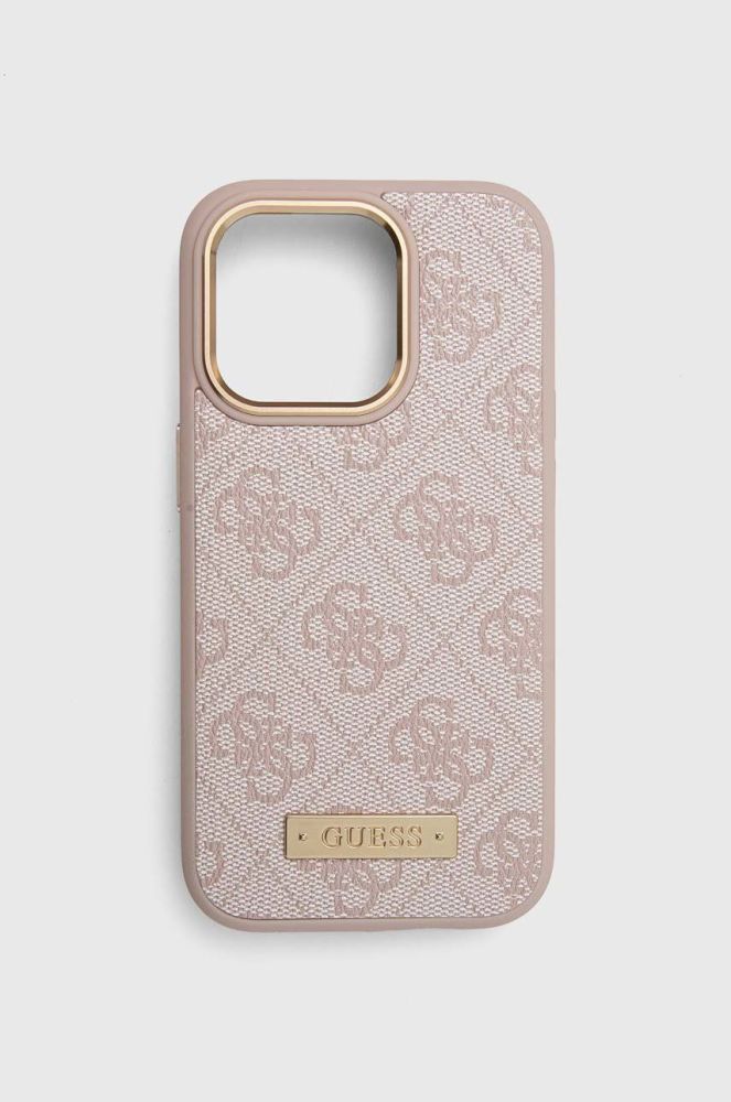 Чохол на телефон Guess iPhone 14 Pro 6.1 колір рожевий (3412711)