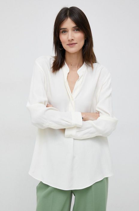 Блузка Seidensticker жіноча колір бежевий однотонна