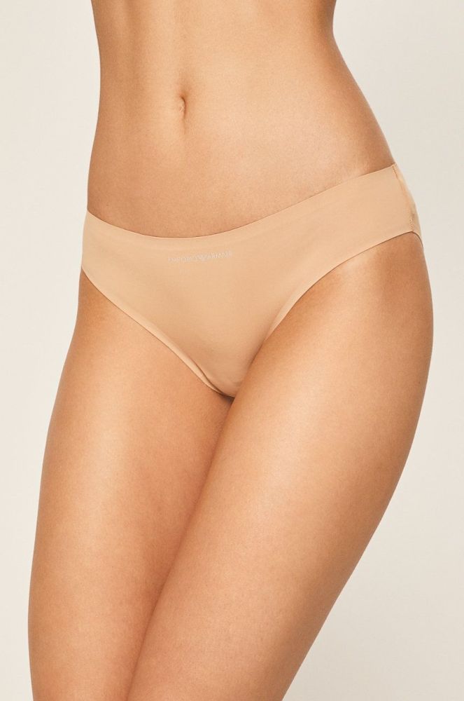 Emporio Armani - Труси (2 pack) колір бежевий (833827)