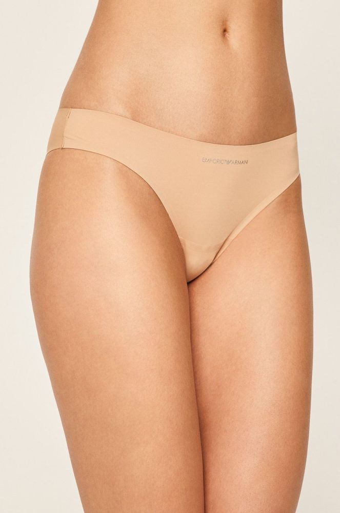 Emporio Armani - Труси (2-pack) колір бежевий (833838)