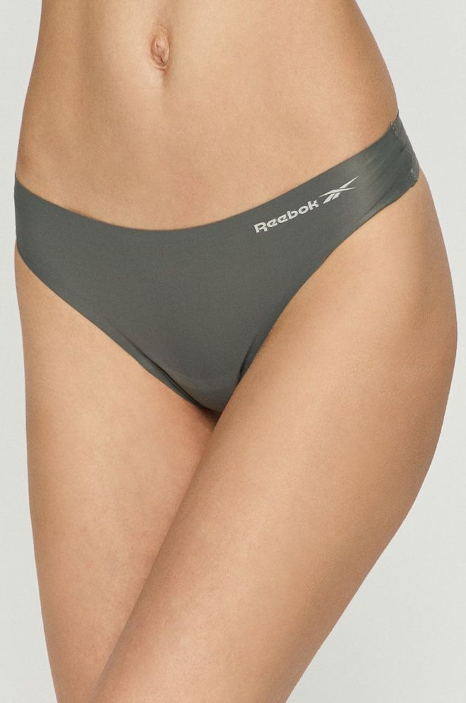 Reebok - Стринги (3-PACK) C9569 колір чорний