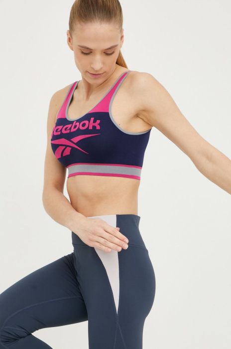 Спортивний бюстгальтер Reebok Dilara колір синій візерунок