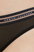 Бразиліани Armani Exchange колір чорний прозоре