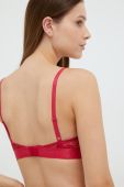 Бюстгальтер Karl Lagerfeld колір червоний мереживо однотонний (2503135)