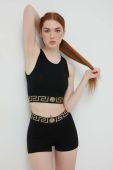 Шорти Versace Колір чорний колір чорний
