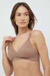 Бюстгальтер для годування Spanx колір коричневий однотонний