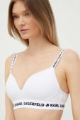 Бюстгальтер Karl Lagerfeld колір білий однотонний