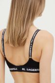 Бюстгальтер Karl Lagerfeld колір чорний однотонний (3353607)
