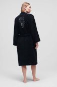 Халат Karl Lagerfeld колір чорний (3350912)