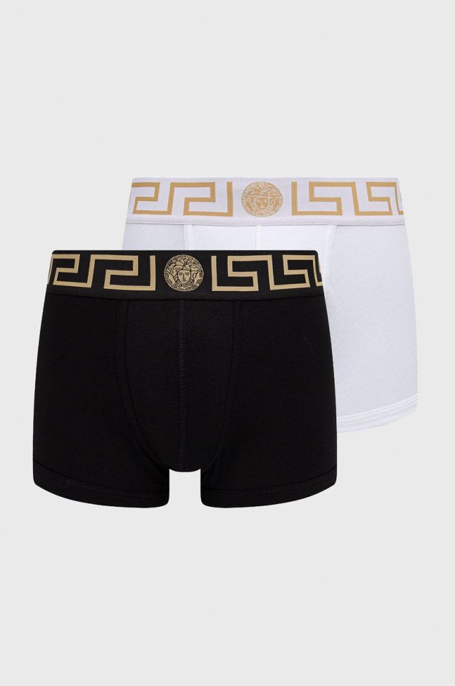 Боксери Versace (2-pack) чоловічі колір чорний (1890441)
