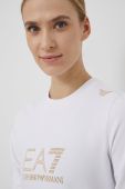 Кофта EA7 Emporio Armani жіноча колір білий з аплікацією (2502718)