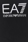 Кофта EA7 Emporio Armani жіноча колір чорний з принтом (1583736)