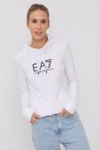 Кофта EA7 Emporio Armani жіноча колір білий гладка (1589661)