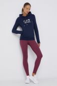 Кофта EA7 Emporio Armani жіноча колір синій гладка (1589664)