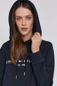 Кофта Tommy Hilfiger жіноча колір синій з аплікацією (1525940)